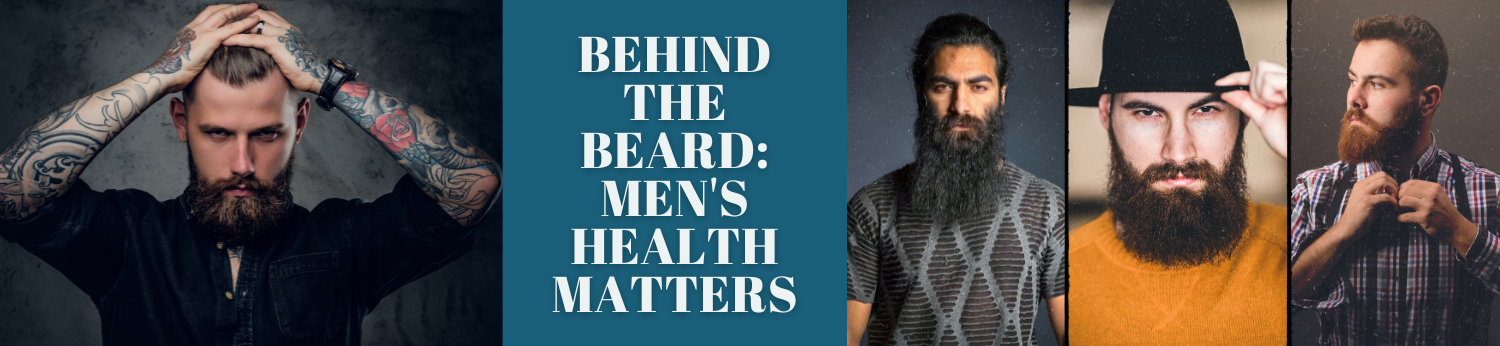 Men with beards for No Shave November men's health awareness campaign in Windsor Colorado featuring wellness lab panel screening